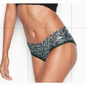 💙SOLD💙.VS PINK FLORAL COTTON LACE CHEEKSTERS